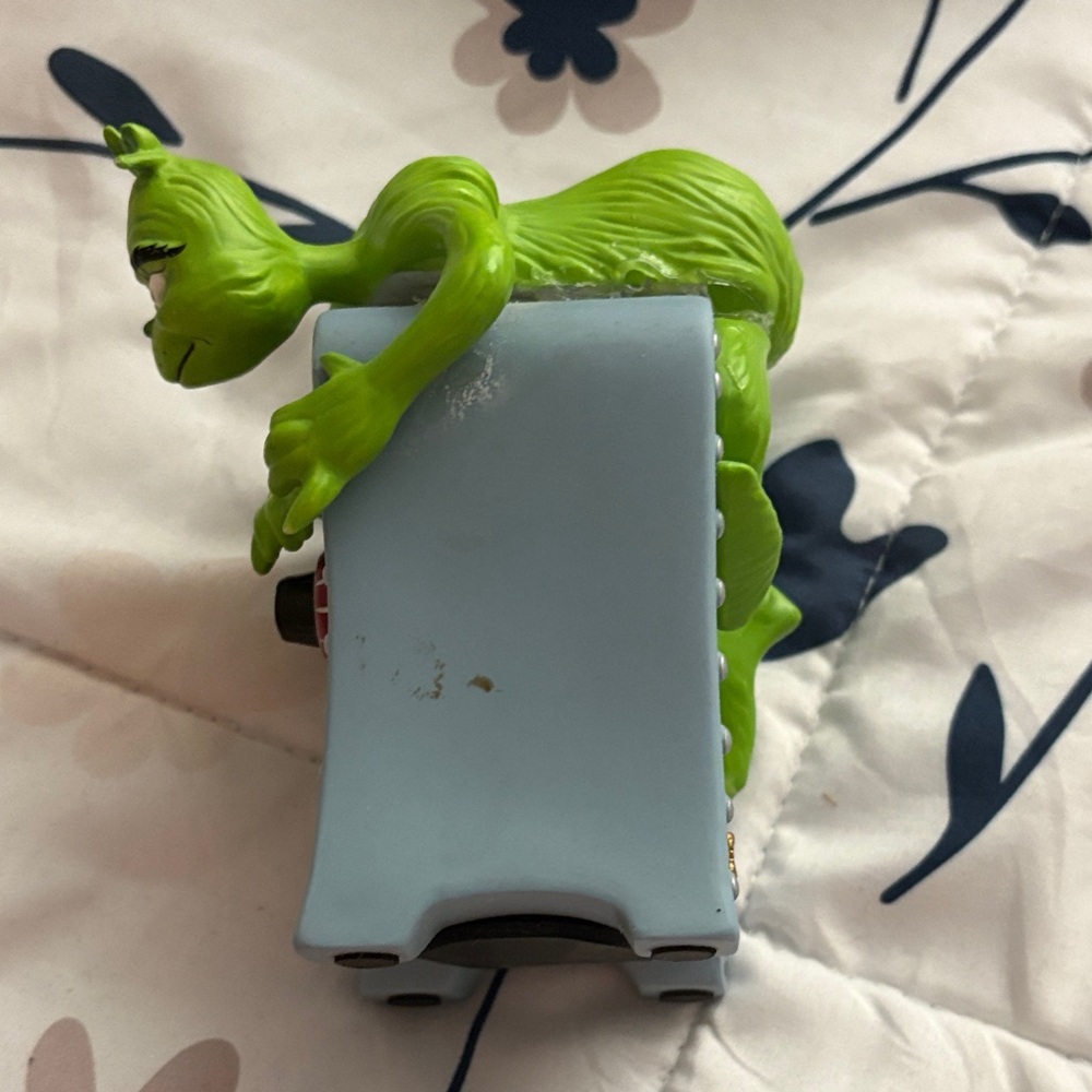 Hallmark Grinch coin bank Holiday Decor in Green and Blue - Picture 3 of 7